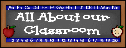 Chalkboard classroom sign